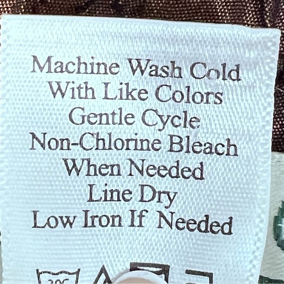 COLDWATER CREEK Copper Brown Diamond Quilted Button Front Jacket Size L - Picture 16 of 16